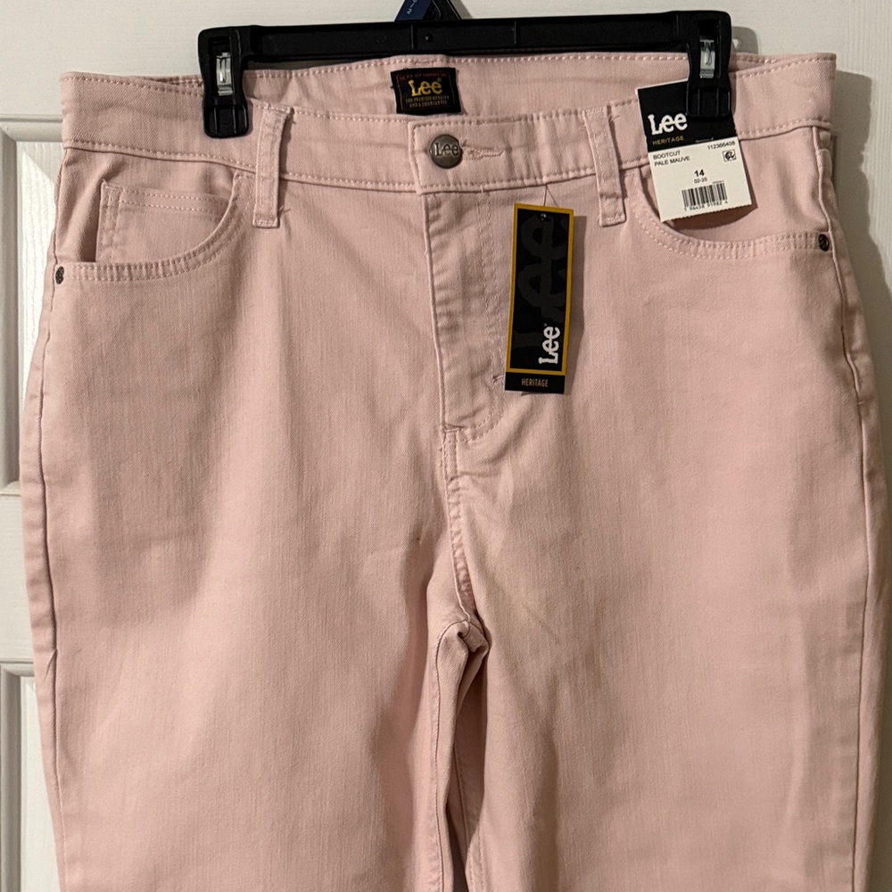 Lee Women's Soft Pink Boot Cut Jeans